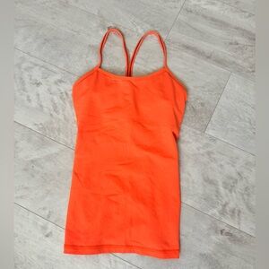 Lululemon Athletica Fiery Orange Tank Top